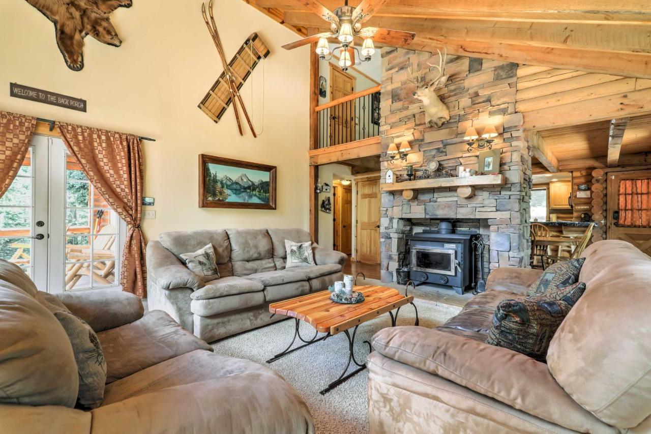 Cozy Utah Cabin With Deck And Fire Pit! Duck Creek Village Exterior photo