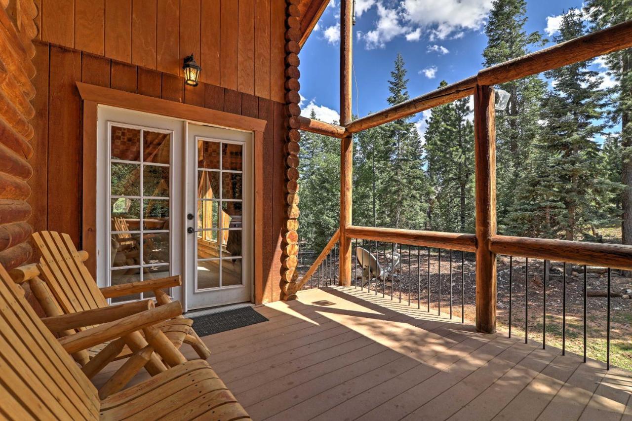 Cozy Utah Cabin With Deck And Fire Pit! Duck Creek Village Exterior photo